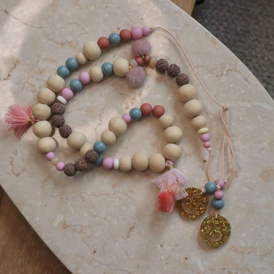 Aromatherapie Kinderkette Tassel (Kleiner Kraftanker für große Gefühle)