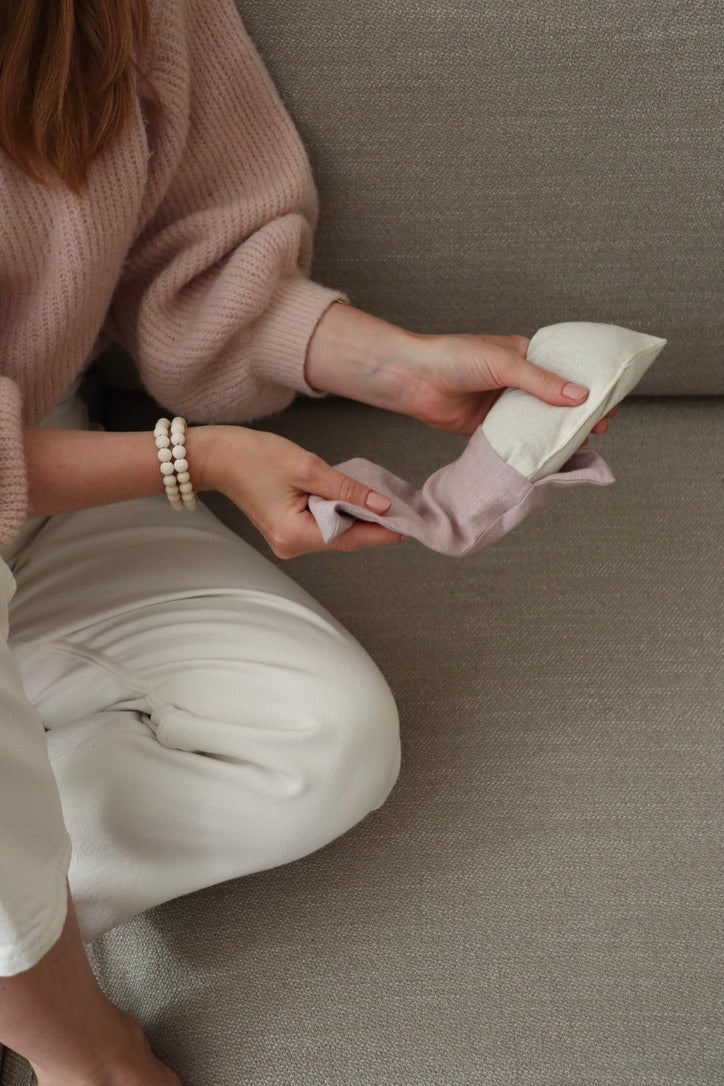 Akupressur Augenkissen Set (rosé)