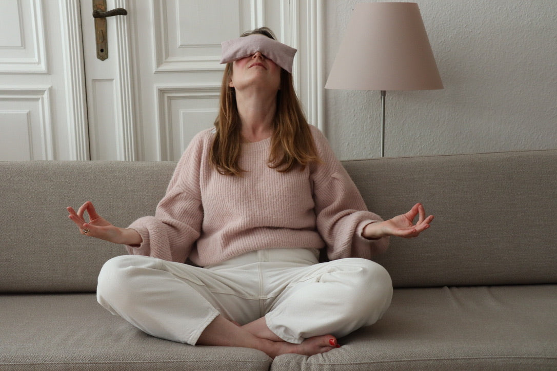 Akupressur Augenkissen Set (rosé)