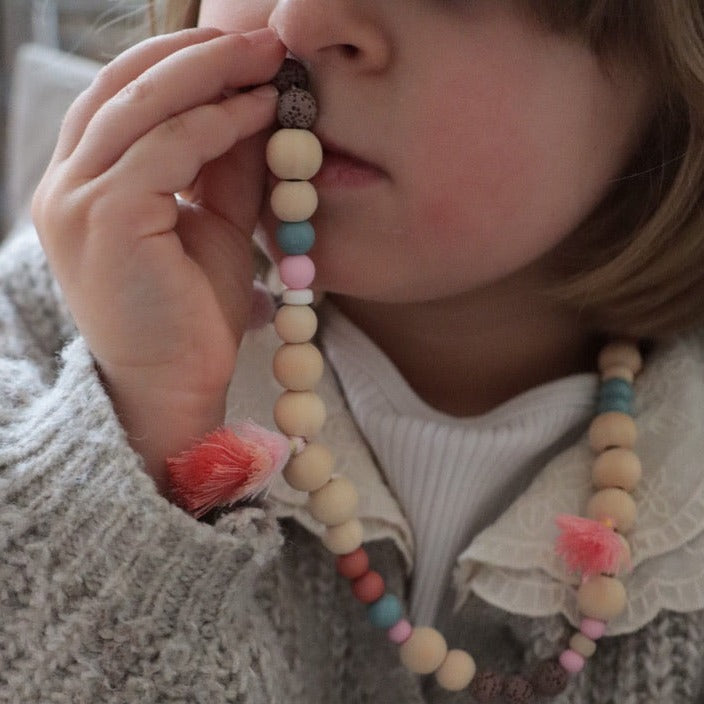 Aromatherapie Kinderkette Tassel (Kleiner Kraftanker für große Gefühle)