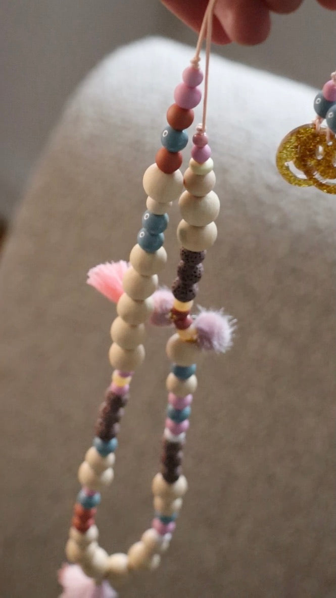 Aromatherapie Kinderkette Tassel (Kleiner Kraftanker für große Gefühle)