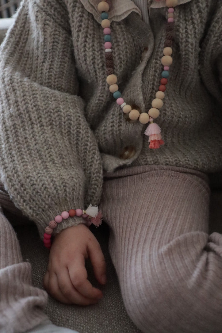 Aromatherapie Kinderkette Tassel (Kleiner Kraftanker für große Gefühle)