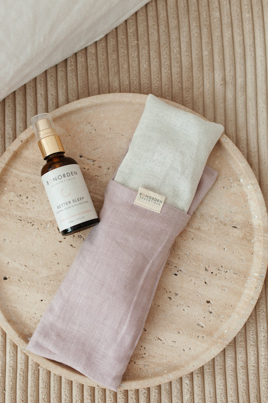 Akupressur Augenkissen Set (rosé)