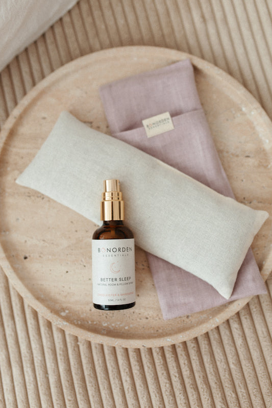 Set Augenkissen (rosé) & Better Sleep Kissenspray