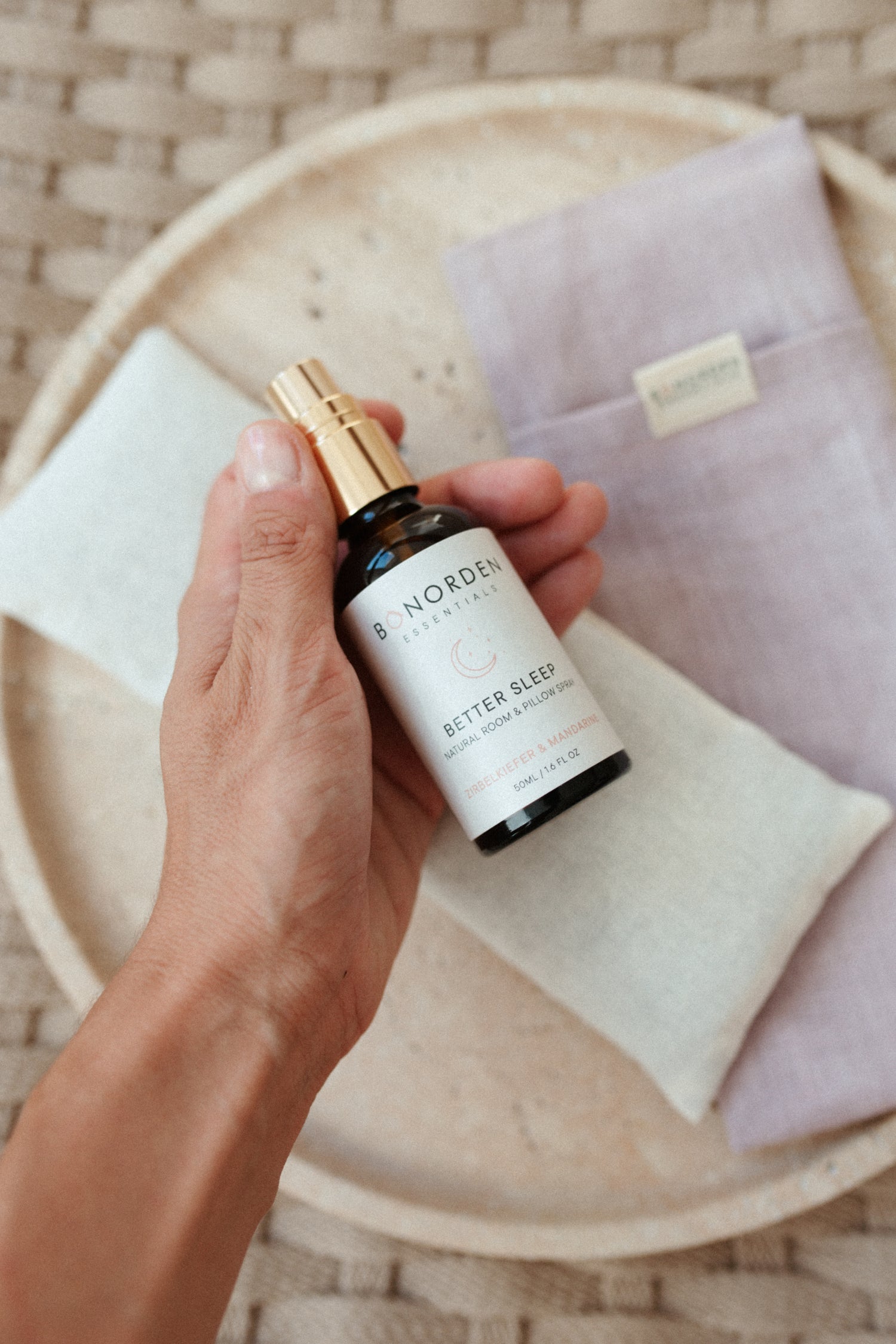 Akupressur Augenkissen Set (rosé)