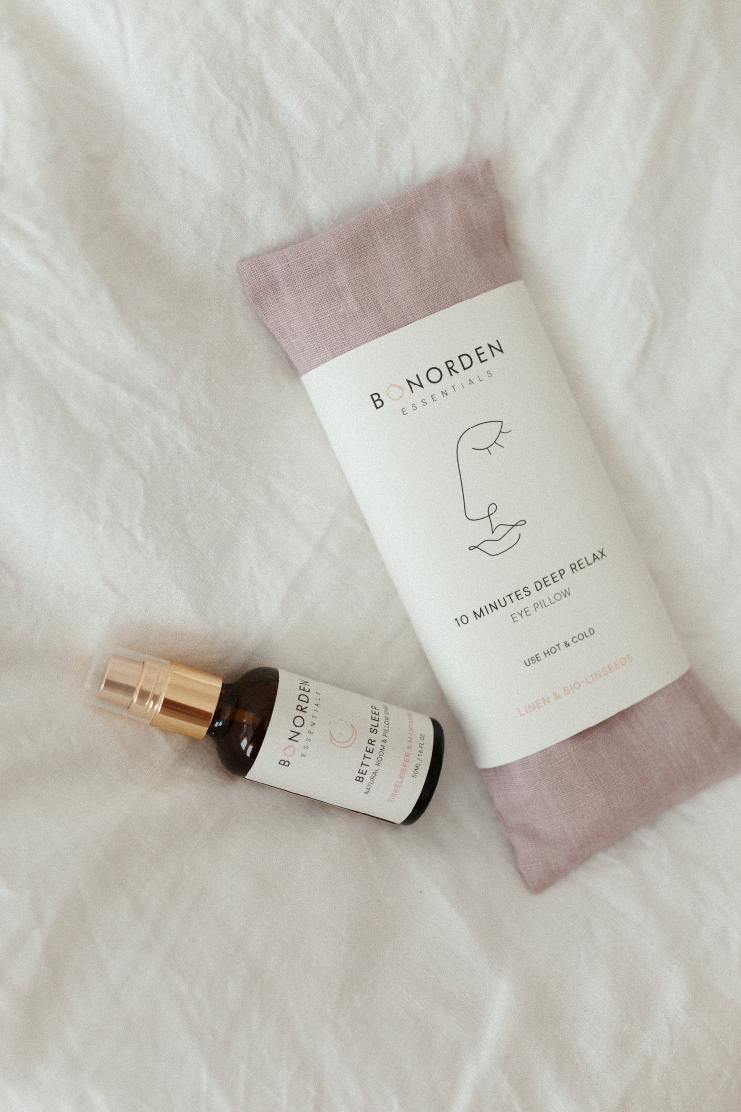 Akupressur Augenkissen Set (rosé)