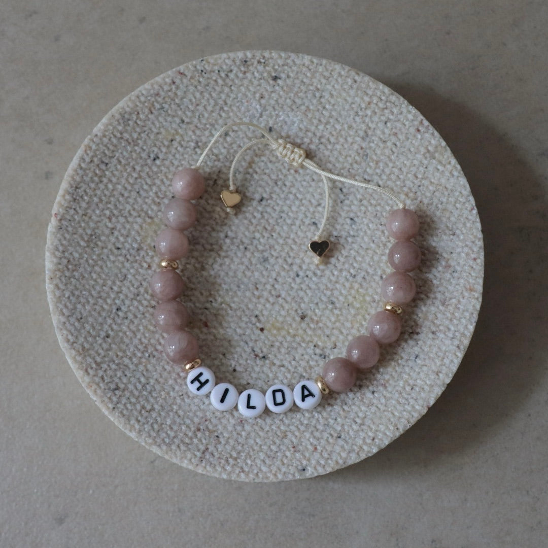 Customizable Nude Natural Stone Bracelet